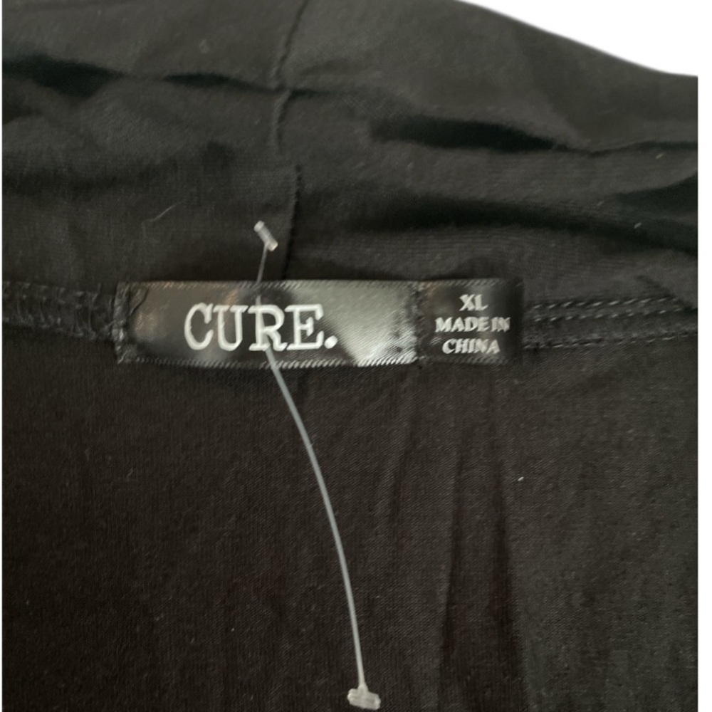 CURE Black Open Front Cardigan - Picture 4 of 4
